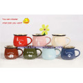 Sunboat Ceramic Mug Retro Imitation Enamel Cup Coffee Cup Tableware